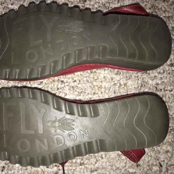 Fly London lace-up peeptoe sandals - Picture 7 of 8